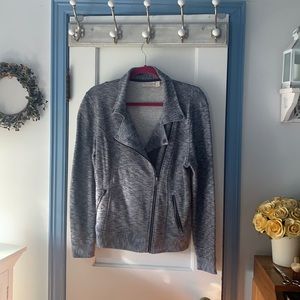 Amazing soft jacket denim Moto look